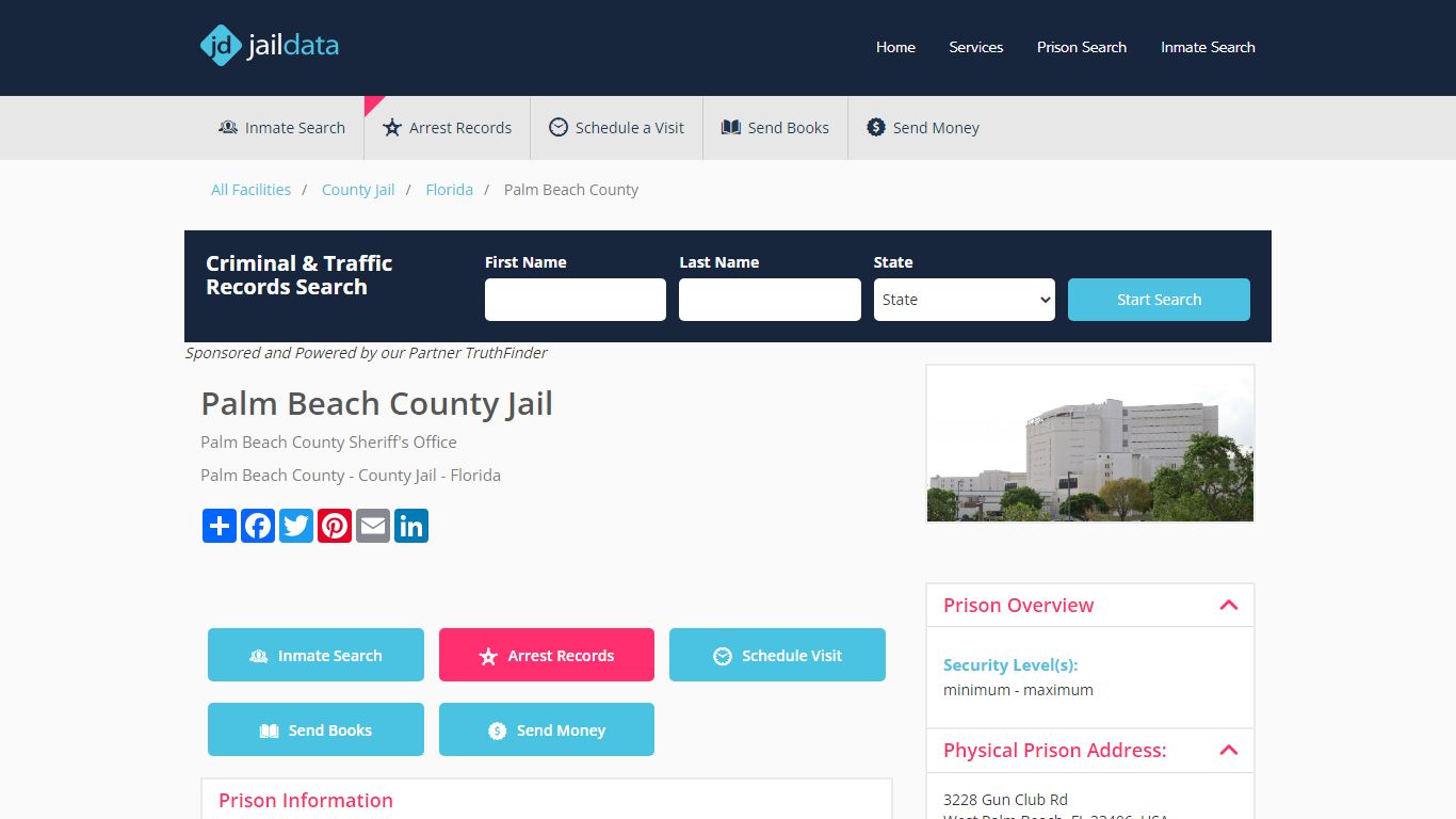 Palm Beach County Jail: Mugshots & Inmate Search (Updated) - Jaildata.com